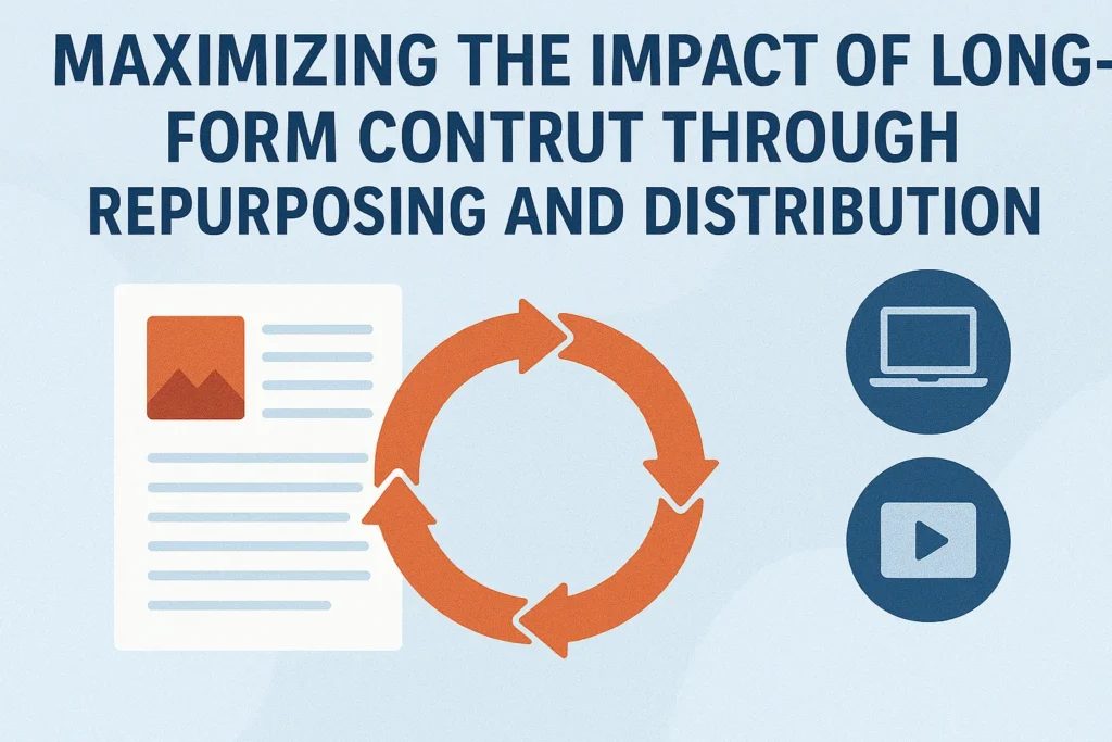 Maximizing the Impact of Long-Form Content Through Repurposing and Distribution