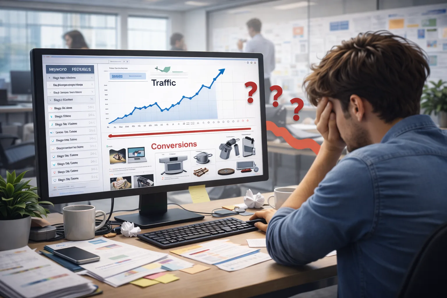 Frustration over website performance analysis 